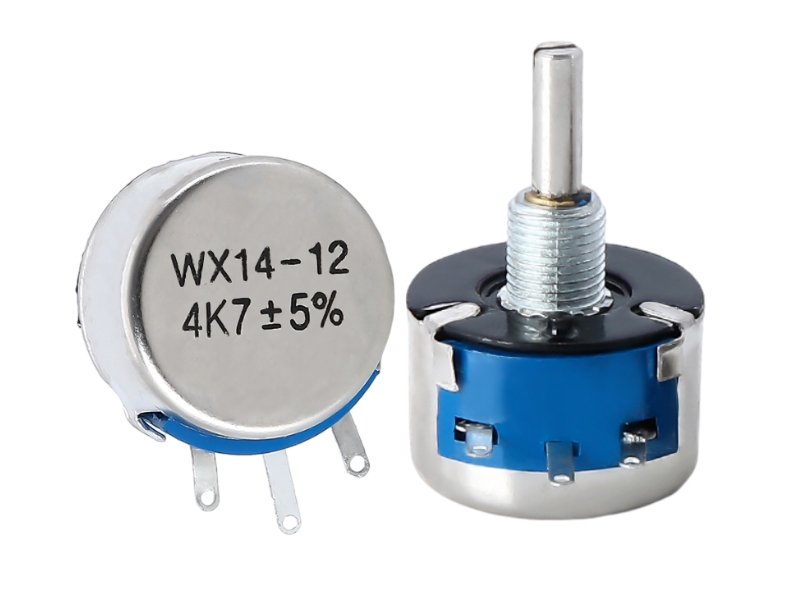 Однокруглый WX14-12 3W Wirewound Potentiometer 1K 2K2 3K3 4K7 20K 10K 22K 100R 470R