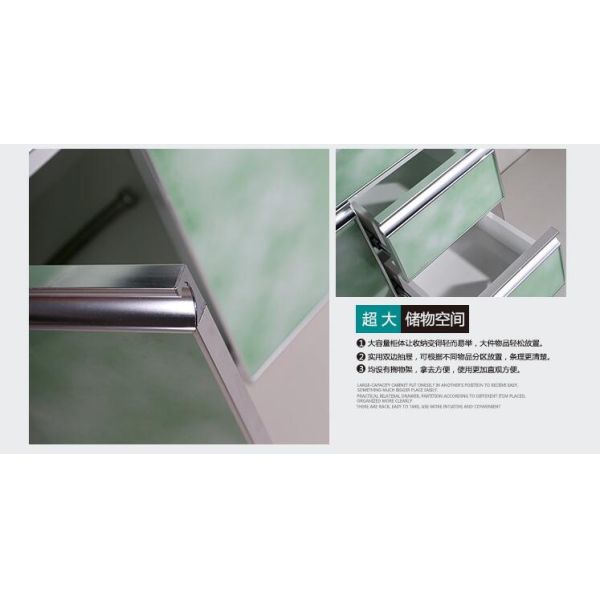 100 X48/cm PVC bathroom cabinet / wall cabinet / hung cabinet / white color for bathroom