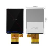 Écran tactile Polcd 2,8 pouces pour Raspberry Pi ST7789V Tft 240x320 16 bits 300 Nit