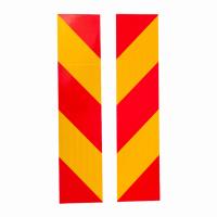 OEM Placa de marcação traseira amarelo-vermelho reflector