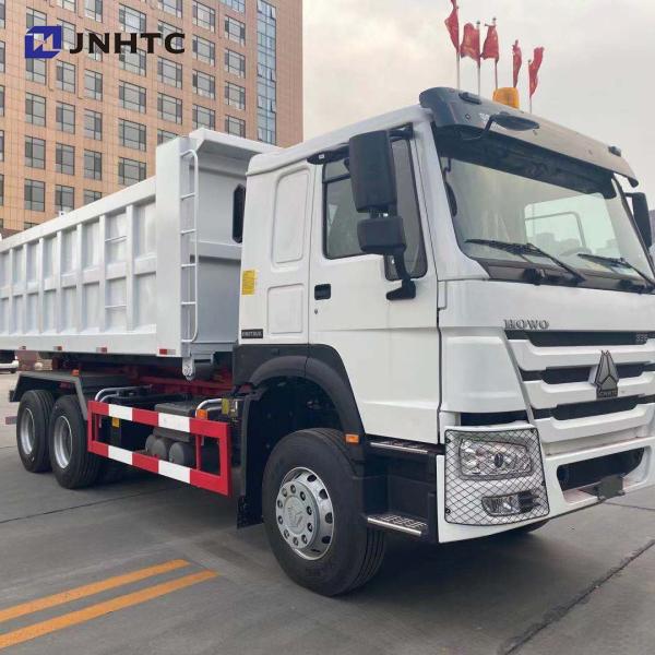 LHD Sinotruk 371hp 6x4 10 Wheels Howo Hook Lift Garbage Truck