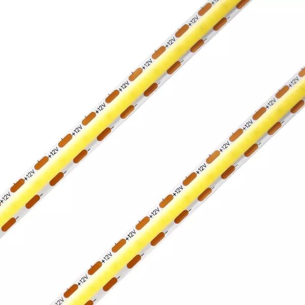 320Leds Flexible LED Strip White/Warm White DC24V 8mm Width Integrated COB LED Light