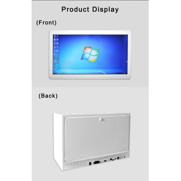 high quality multi touch 43 inch transparent advertising display price