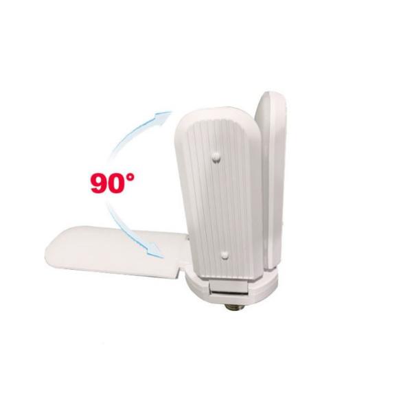 E27 SMD 2835 Foldable Fan Blade , Ultralight LED Four Leaf Lamp