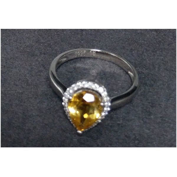 Diamond Wedding  24K Personalized Silver Ring