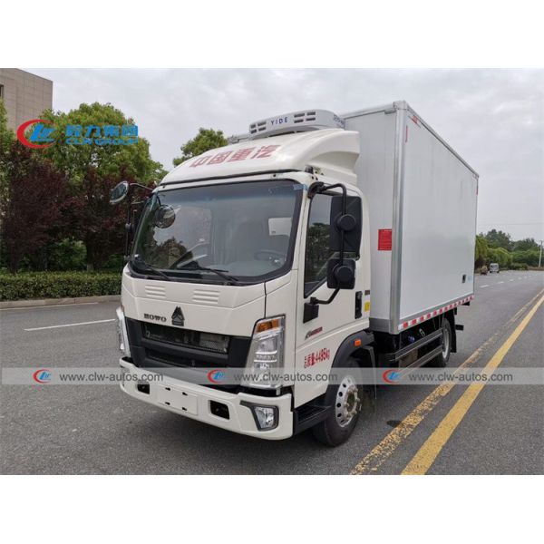 трейлер Refrigerated тележки морепродуктов 3T с термо- королем Замораживателем