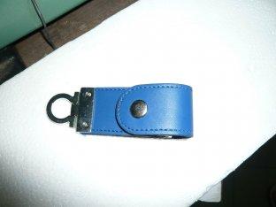 Nueva memoria USB AT-030C del cuero de la llegada