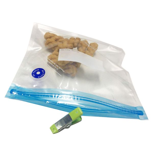 Сумки уплотнения вакуума сэндвича ясные, уплотнение вакуума 33.9mpa 100UM Xl кладут в мешки с клапаном воздуха