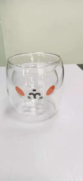 Double Lemon Cup Glass Kitchenware Heat Resistant Mug For Tea Milk Lemon Juice Drinking