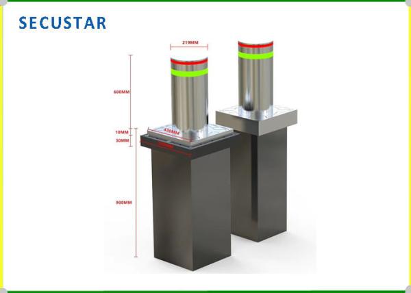304 Stainless Steel hydraulic Automatic Rising hydraulic Bollard System security in government building parking