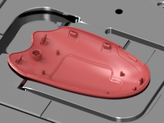 OEM/ODM: Custom электронные корпуса формы / Прозрачный инструмент красоты верхний корпус (1*8) No.24311