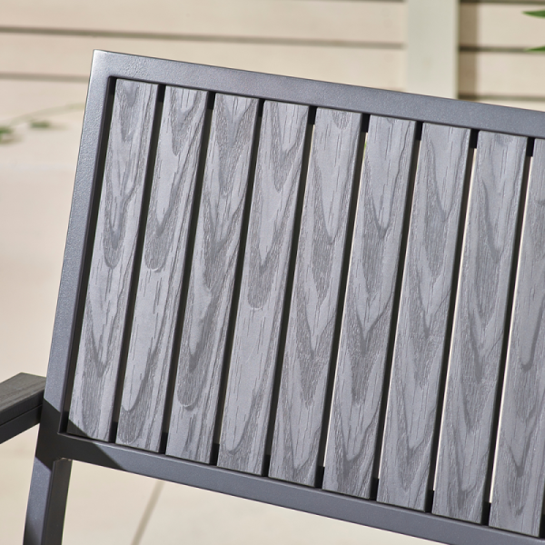 Villa Patio Dining Set AJUNION 8 Seat Outdoor Table and Chairs with Aluminum Frame