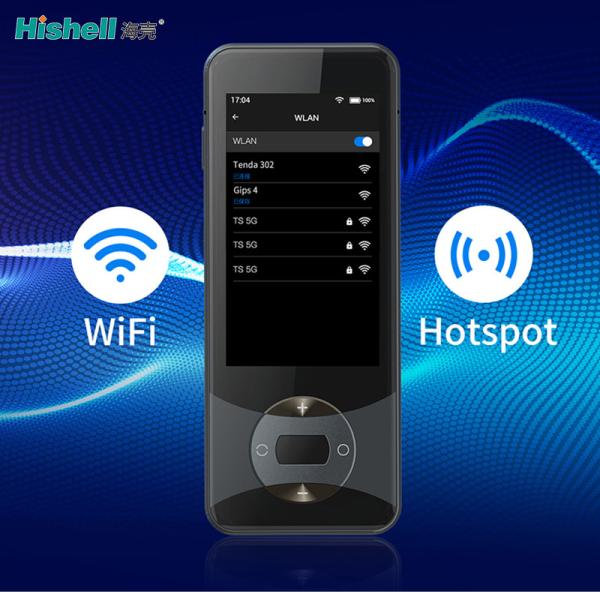 Wireless Real Time Voice Language Translators Device Lightweight With 3IPS Display
