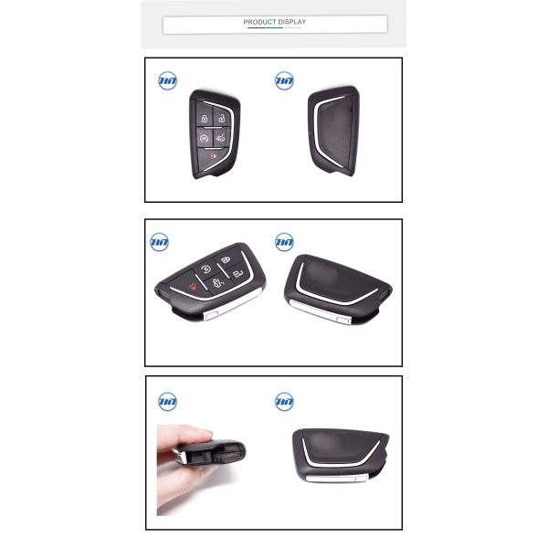 ASK 433MHz Remote Car Smart Key Fob With 4+1 Buttons 49 Chip Remote Control