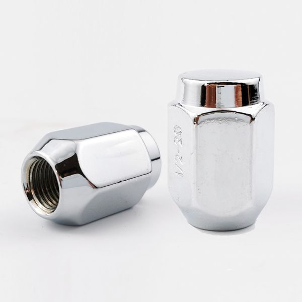 Chrome Lug Nuts for Kawasaki Honda Suzuki Yamaha Arctic Car M12x1.5 HEX 19/ M10x1.25 HEX 17/ 1/2-20 HEX 21 35mm Length
