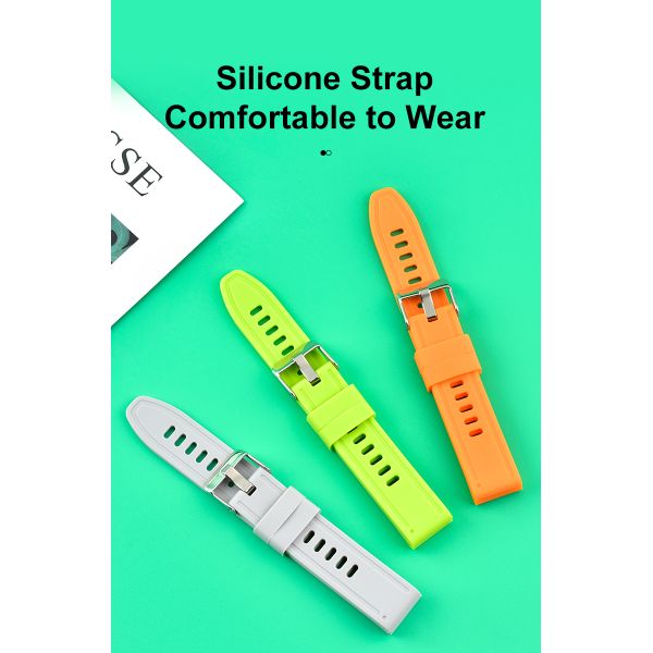 Fashionable Active Sports Silicone Watch Band · 18–22mm | Customizable Logo - China Wholesaler SHX