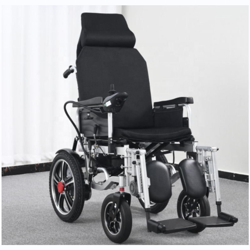 Disabled Electric Chair Remote Control Lightweight Cheap Price Foldable Electric Wheelchair For 140kg Disabled