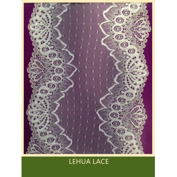 Hot Selling and nice quality Nylon Spandex Stretchy Brazil Lace from China