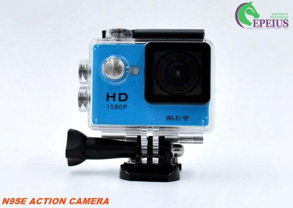 Mini Cube 1080P HD Action Camera 2 Inch LCD Wifi For 30M Underwater Sports