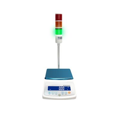 Balanza electrónica ST con alarma de límite superior e inferior de tres colores 300g-5000g