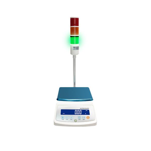 Balanza electrónica ST con alarma de límite superior e inferior de tres colores 300g-5000g