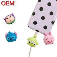 Mini mignons personnalisés USB jouet OEM mignon dessin animé câble morsures figurines en plastique Animal données chargeur morsures accessoire jouet