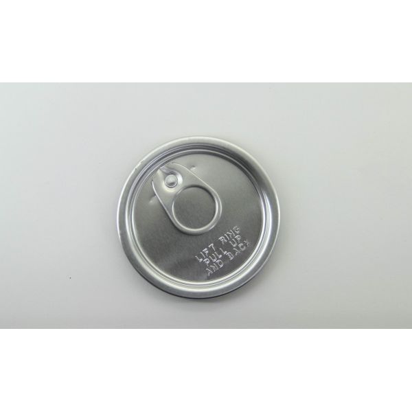 Aluminum Easy Open PET can Lids With Silk Printing , 0.21 - 0.23 mm Thickness
