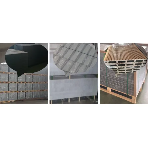 Outdoor Decorative Engineered Plastic Wood Composite Hollow WPC Fence