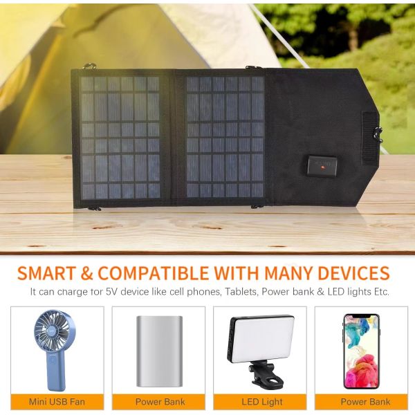 100W Monocrystalline Silicon Solar Panel Solar Briefcase Charger with Customization Logo Print