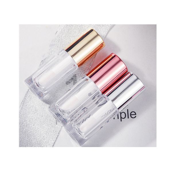 6ml AS Circle Fancy Lipgloss Tubes with Thick Stem Brush Lip Gloss Tube