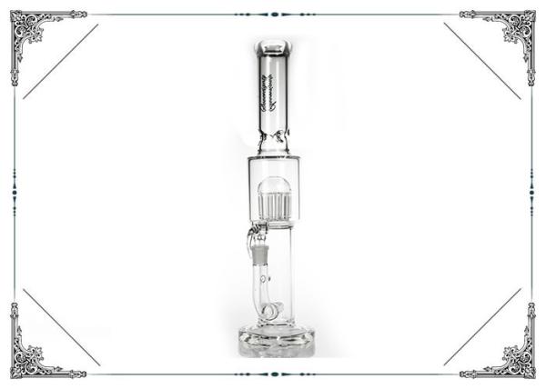 Sovereignty 18 Inch Tall Glass Smoking Water Pipe 12 tree arms Perc Hookah Bongs