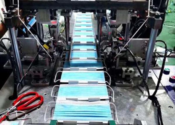 3 Ply Ear Loop Baby Children Disposable Protective Mask Production Line 100-120 pcs/min
