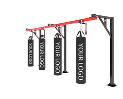 Floor Mounted Heavy Bag Rack