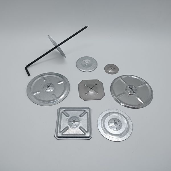 Fast Customization Square Self Locking Insulation Washers 31mmx31mm For Insulation Pins