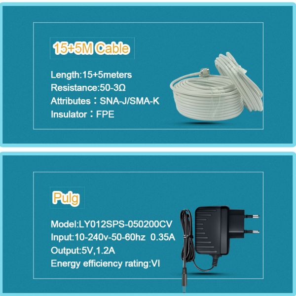 ATNJ Dual-band High Power 800MHz 900MHz Dual-band Signal Booster для улучшения телефонной связи