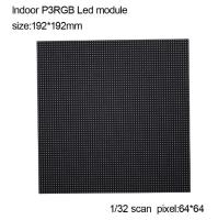 Pantalla interior a todo color de la pantalla LED SMD2121 del módulo de matriz del LED 192x192m m 64x64pixel P3