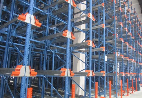 Système industriel de stockage de navette avec la poutre en acier à haute densité/rivet en acier