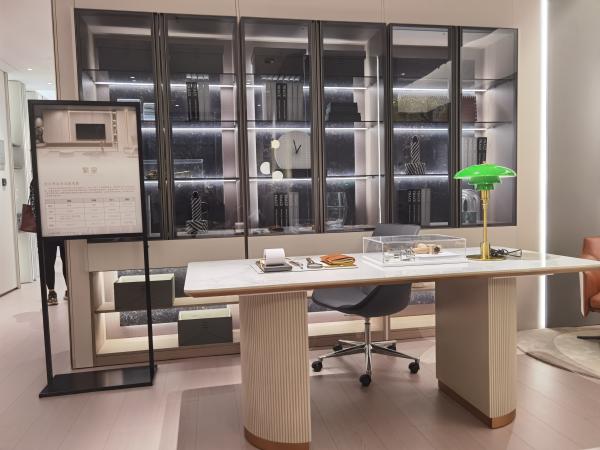 Museum Quality OEM Modern Living Room Furniture Laminate Glass Display Case Cabinet