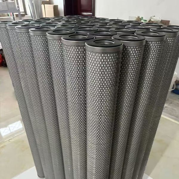 Gas Coalescer Filter Elements Cartridge Precise Oil Water Separation Filtration