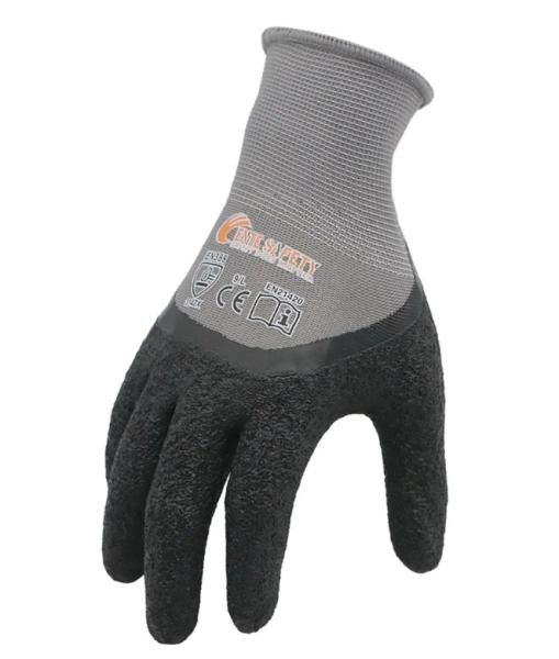 Polyester Latex Gloves Anti-Slip Construction Labor Non-slip Hand Personal Protection Garden Work Gloves