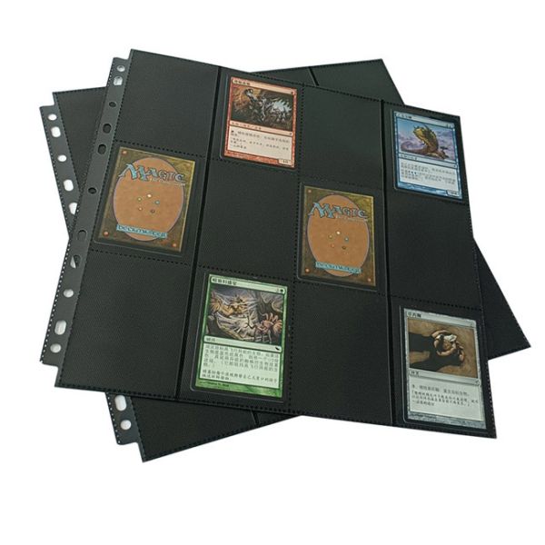 Yugioh 12 páginas de bolsillo a prueba de polvo Mtg Pocket Trading Card Pages