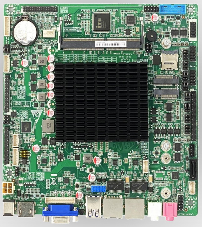 VGA HDMI LVDS EDP Mini ITX Тонкая материнская плата Процессор Intel IOTG Elkhart Lake J6412