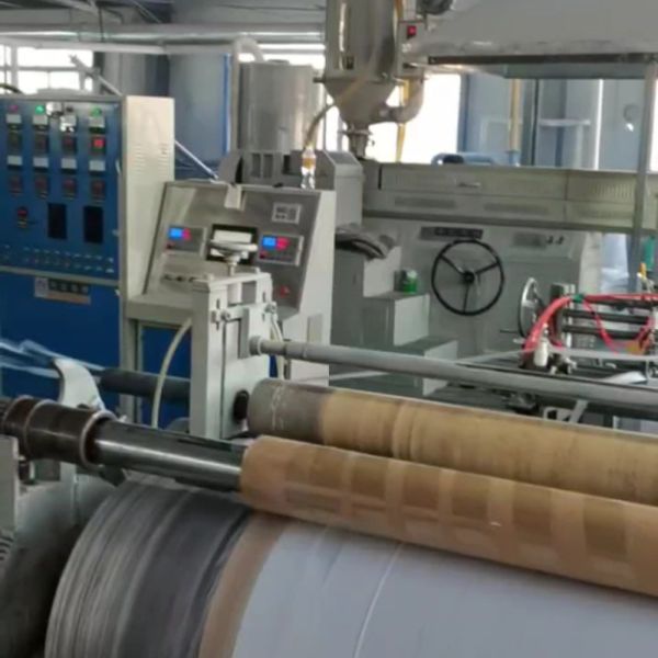 1.6M Used PP PE Tarpaulin Fabric Plastic Woven Bag Extrusion Lamination Machine