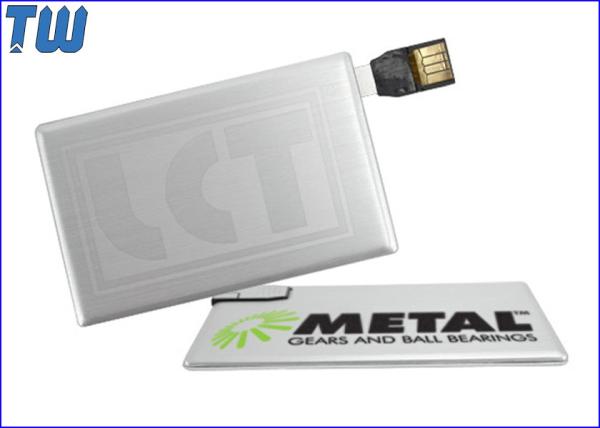 Full Metal Personalized Card 4GB USB Memory Stick Flash Memory Drive