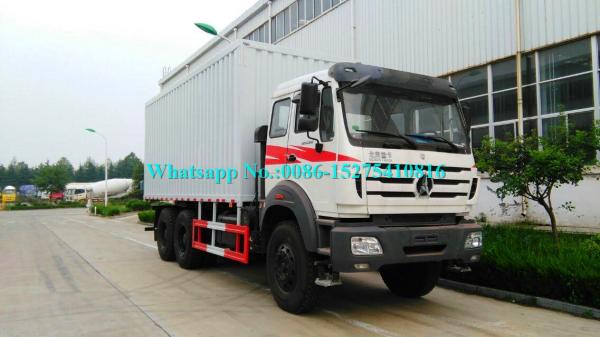 North Benz Beiben brand 6x6 2638 30Ton 380hp 10 wheeler Heavy Off Road Container Cargo Truck for rough terrain road