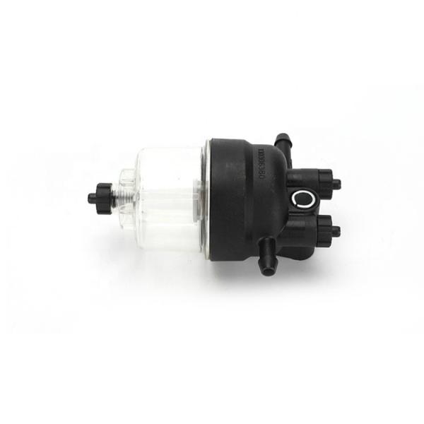 Black Diesel Fuel Filter Water Separator 130306380 For Perkins