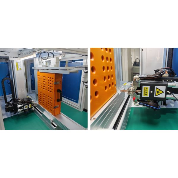 10000A Double Sided Automatic Battery Pack Spot Welder Machine For 18650 21700 32700 32140