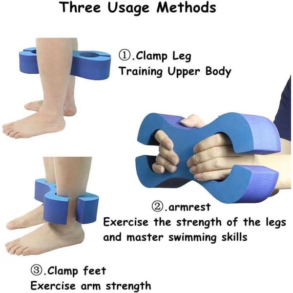 Durable EVA Material Swimming Training Board For Leg Support And Correcting Swimming Posture