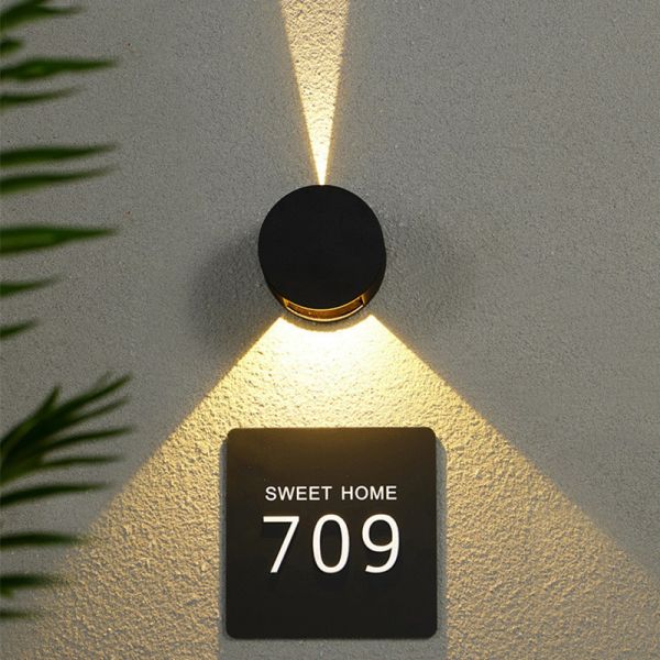 Outdoor adjustable waterproof wall lights modern simple household style exterior wall lamp spotlight balcony wall lamps
