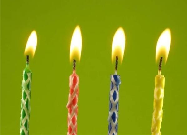 Colorful Diamond Birthday Candles Tearless Eco Friendly For Party Decoration